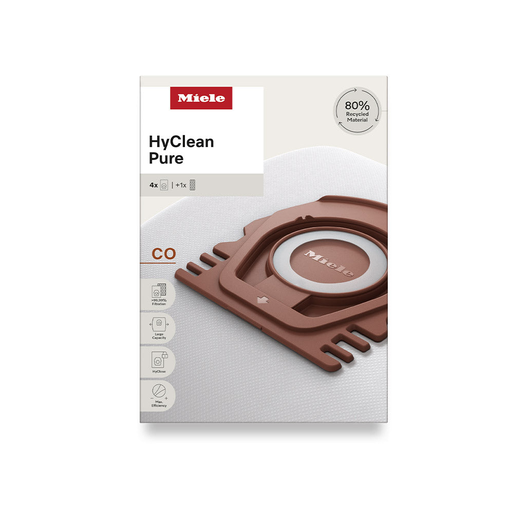 Miele CO HyClean Pure 4 Pack with Filter