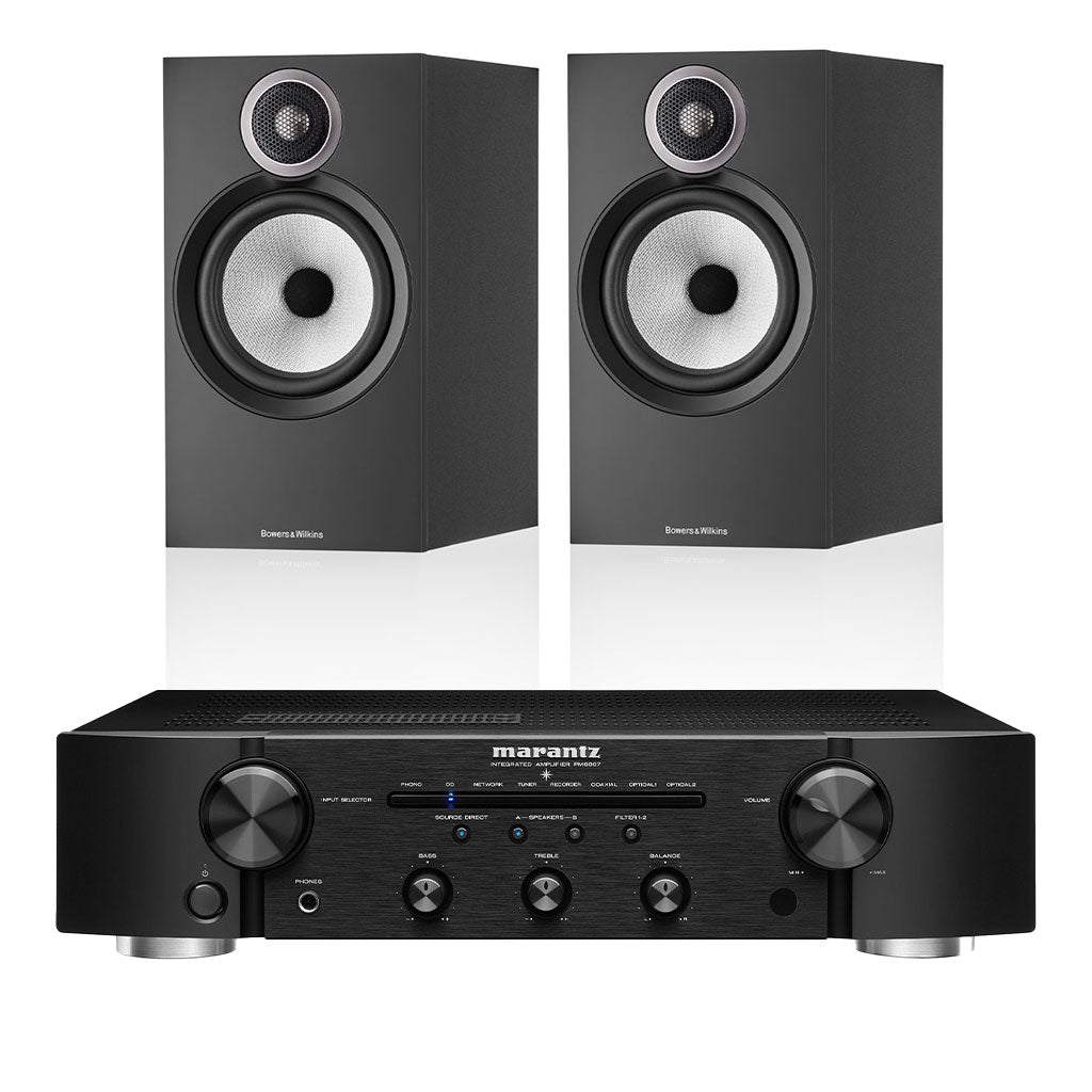 Marantz PM6007 - B&W 606 S3 Bookshelf Speakers