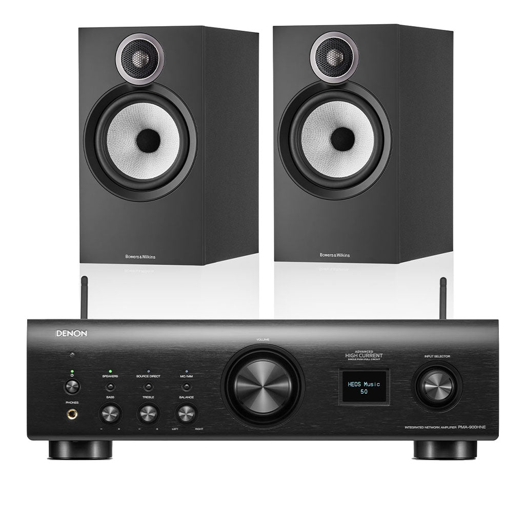 Denon PMA-900HNE - B&W 606 S3 Bookshelf Speakers