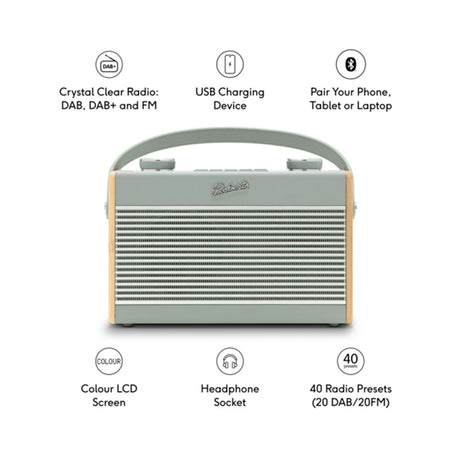 Roberts Rambler Classic FM, DAB+ Radio with Bluetooth