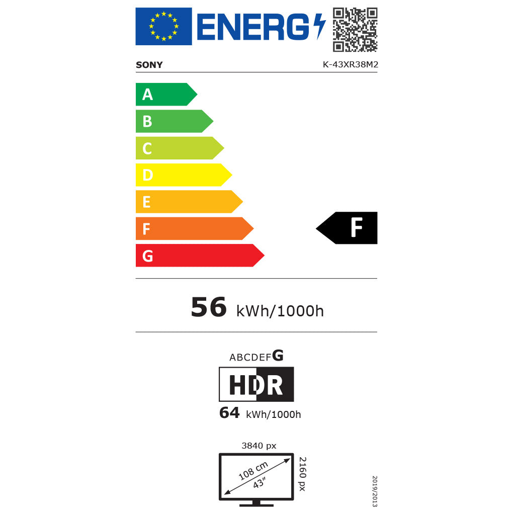K43XR38M2PB energy label
