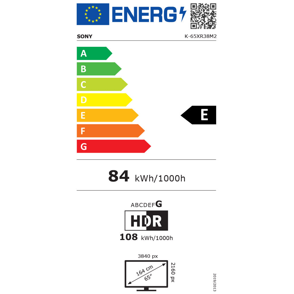 K65XR38M2PB energy label
