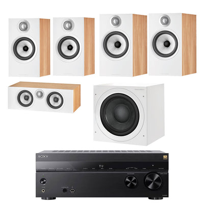 Sony TA-AN1000 - Bowers & Wilkins 606 S2 - 607 S2 5.1 Speaker Package