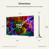 LG 115QNED93B6 115" 4K QNED evo MiniLED AI TV