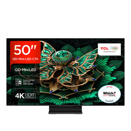 TCL 50C7K-UK 50" 4K QD-Mini LED TV