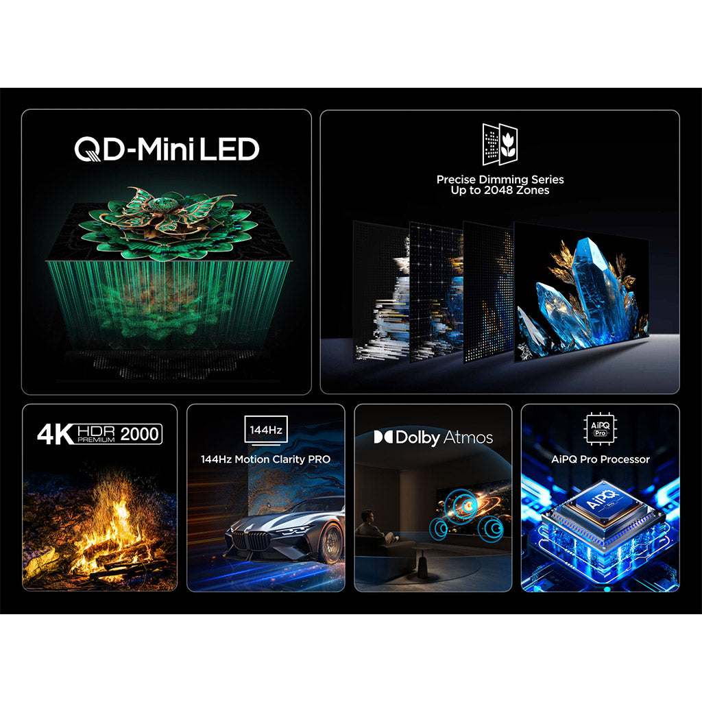 TCL 50C7K-UK 50" 4K QD-Mini LED TV