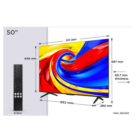 TCL 50P7L-UK 50" QLED TV