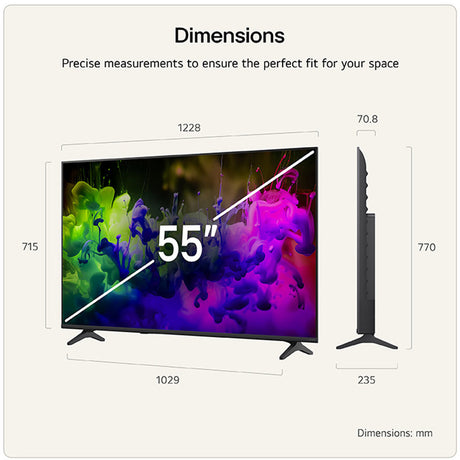 LG 55QNED7EB3C 55" 4K QNED MiniLED AI TV