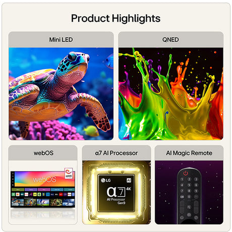 LG 55QNED7EB3C 55" 4K QNED MiniLED AI TV