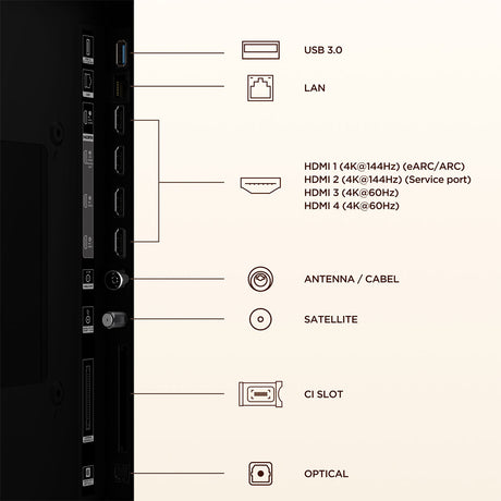 TCL NXTVision 55A400 PRO-UK 55" QD-Mini LED TV