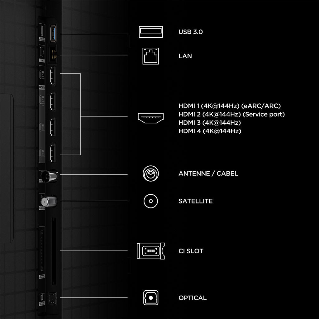 TCL 65C8L-UK 65" 4K SQD-Mini LED TV