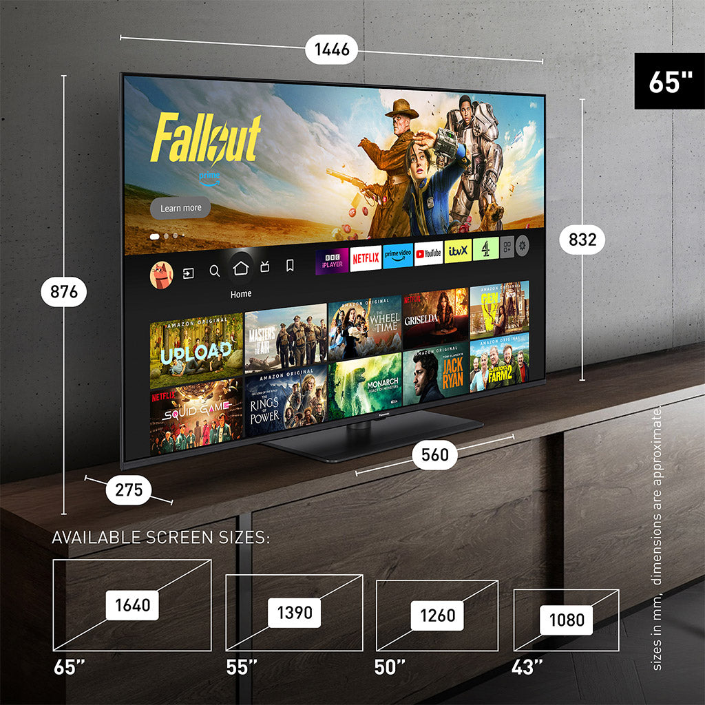 Panasonic TV-65W85BEYC 65" 4K QLED TV