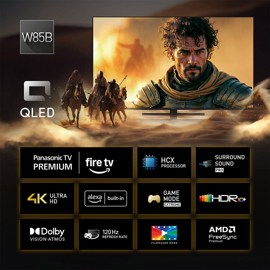 Panasonic TV-65W85BEYC 65" 4K QLED TV