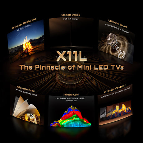 TCL 75X11L-UK 75" 4K SQD-Mini LED TV