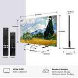 TCL NXTVision 75A400 PRO-UK 75" QD-Mini LED TV