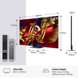 TCL 85C8L-UK 85" 4K SQD-Mini LED TV