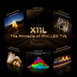 TCL 85X11L-UK 85" 4K SQD-Mini LED TV