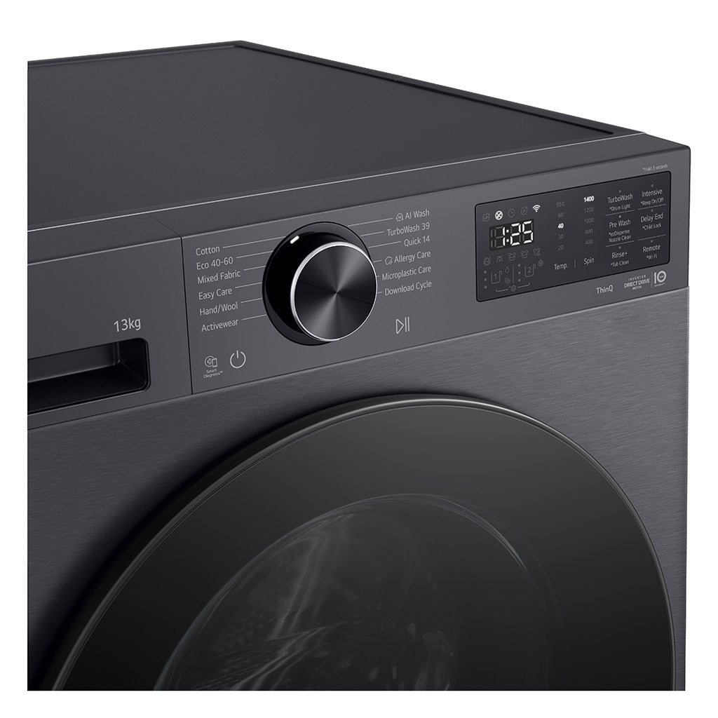 LG F4X5013TBB 13kg Direct Drive Washing Machine Series 5