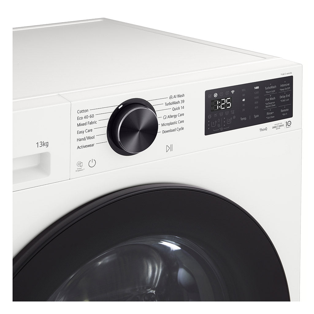 LG F4X5013TWB 13kg Direct Drive Washing Machine Series 5