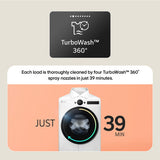 LG F4X5013TWB 13kg Direct Drive Washing Machine Series 5