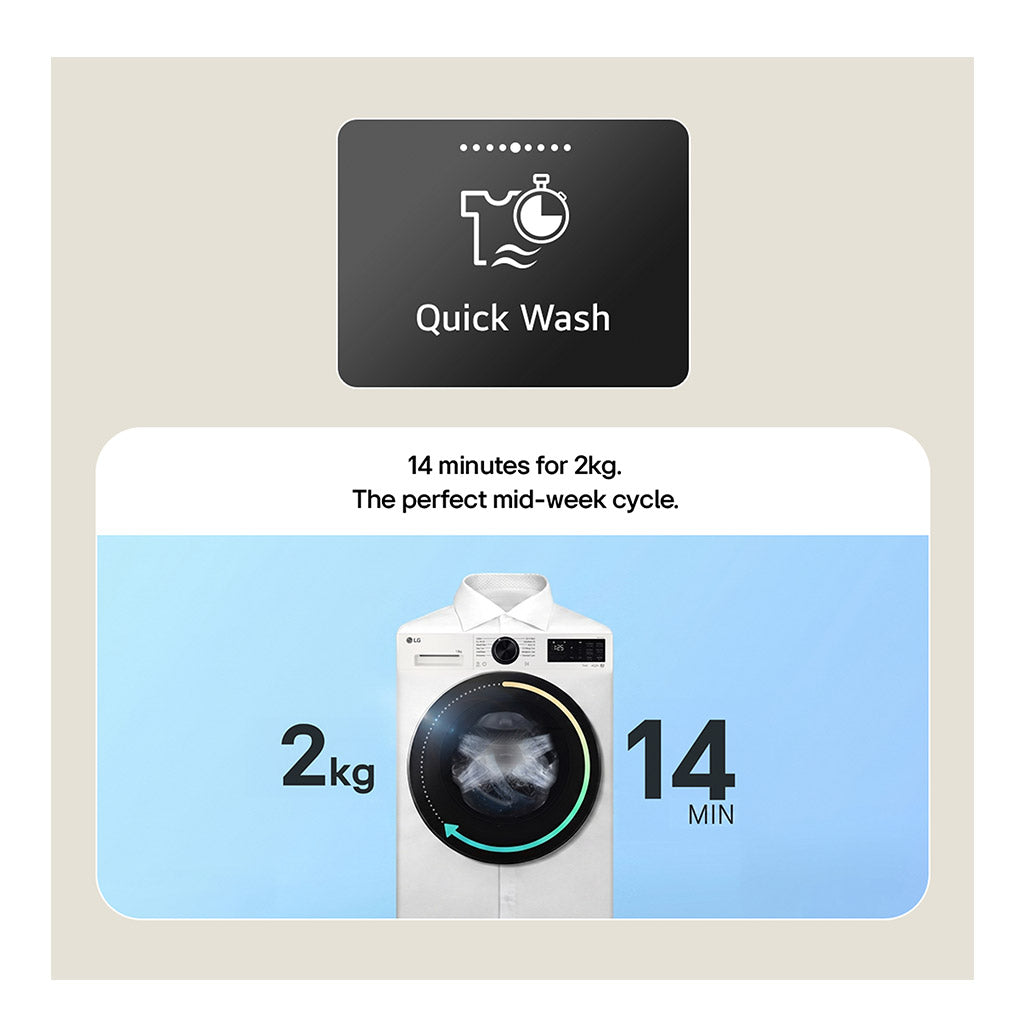 LG F4Y510GBLN1 10kg Washing Machine