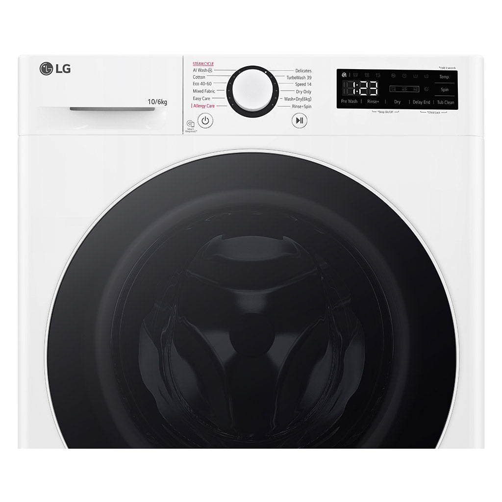 LG FWY706WWTN1 10kg / 6kg Washer Dryer TurboWash Series 4 Pro