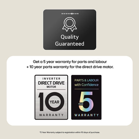 LG FWY706WWTN1 10kg / 6kg Washer Dryer TurboWash Series 4 Pro