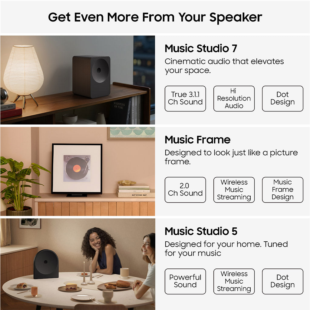 Samsung HW-LS70H Multi-Directional WiFi-Bluetooth Wireless Speaker
