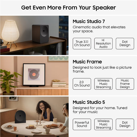 Samsung HW-LS70H Multi-Directional WiFi-Bluetooth Wireless Speaker
