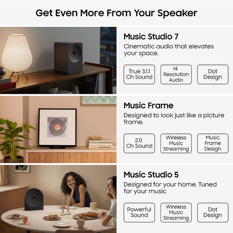 Samsung HW-LS71H Multi-Directional WiFi-Bluetooth Wireless Speaker