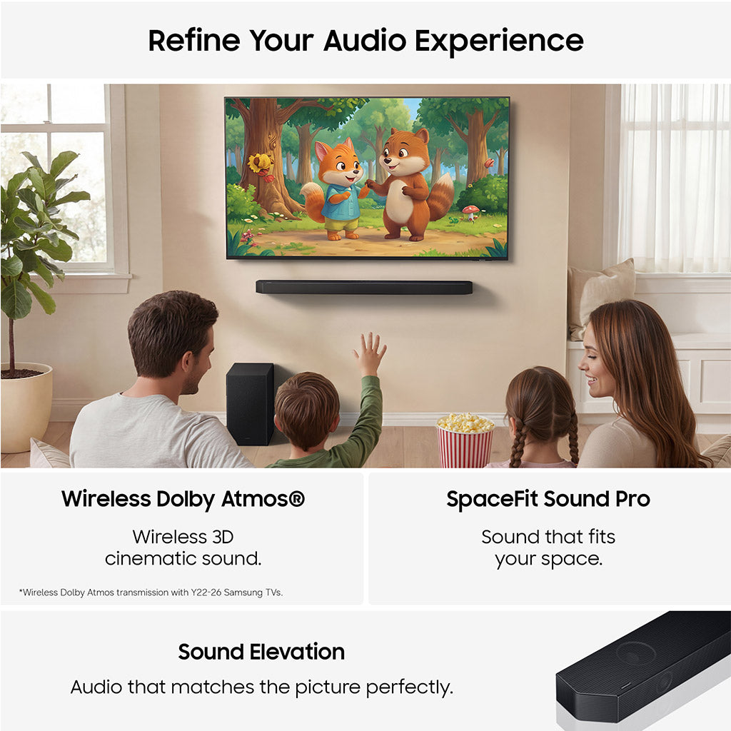 Samsung HW-Q600H 3.1.2 Ch Soundbar with Subwoofer
