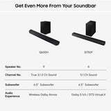 Samsung HW-Q600H 3.1.2 Ch Soundbar with Subwoofer