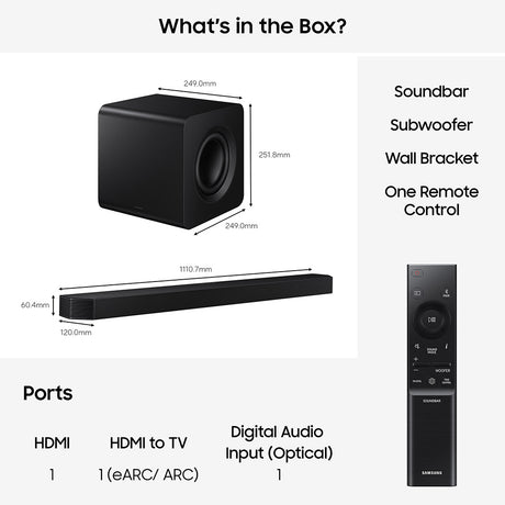Samsung HW-Q800H 5.1.2 Ch Soundbar with Subwoofer