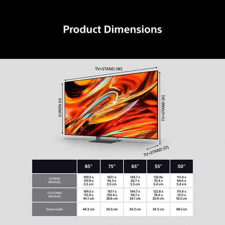Sony BRAVIA 7 II K85XR75M2PB 85" True RGB 4K LED TV