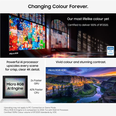 Samsung MRE85R85HA 85" Micro RGB 4K TV