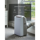 Meaco Cirro+ 16000 BTU Super Quiet Inverter Smart Portable Air Conditioner - Cooling Only