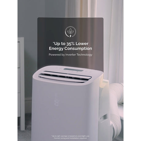 Meaco Cirro+ 16000 BTU Super Quiet Inverter Smart Portable Air Conditioner - Cooling Only