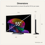 LG OLED55C66LB 55" 4K OLED evo TV