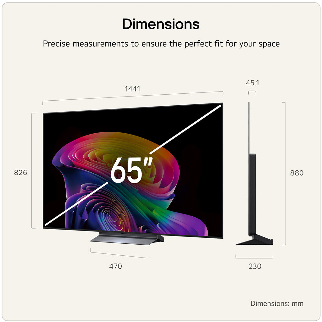 LG OLED65C66LB 65" 4K OLED evo TV