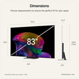 LG OLED83C66LB dimensions
