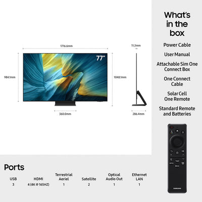 Samsung QE77S95F 77" 4K OLED TV