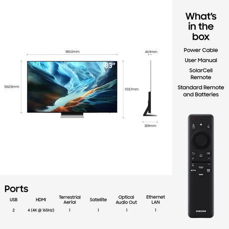 Samsung OLED QE83S90HA 83" Vision AI 4K TV