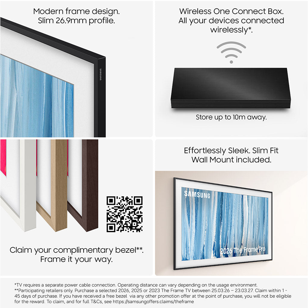 Samsung QE85LS03HW 85" Frame Pro Vision AI 4K TV