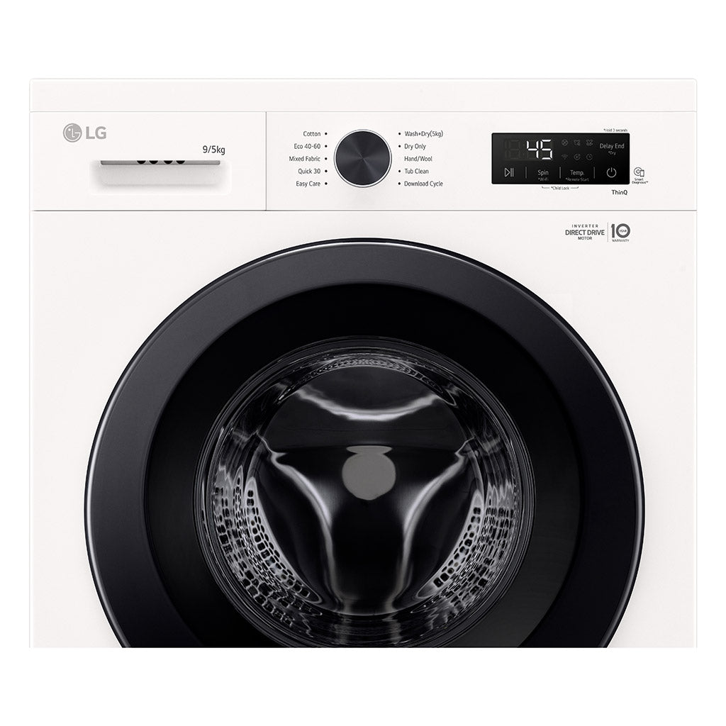 LG W4X1095NWK 9kg / 5kg Direct Drive Washing Machine / Dryer Series 2