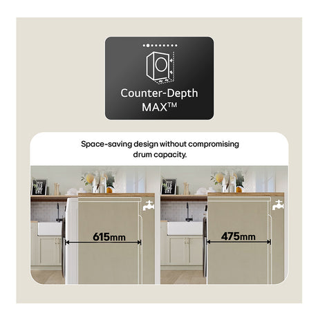 LG F2X50S9NLB 9kg Washing Machine