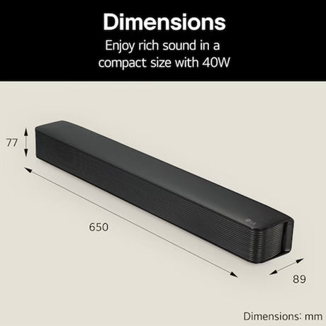 LG SQM1 Compact Soundbar