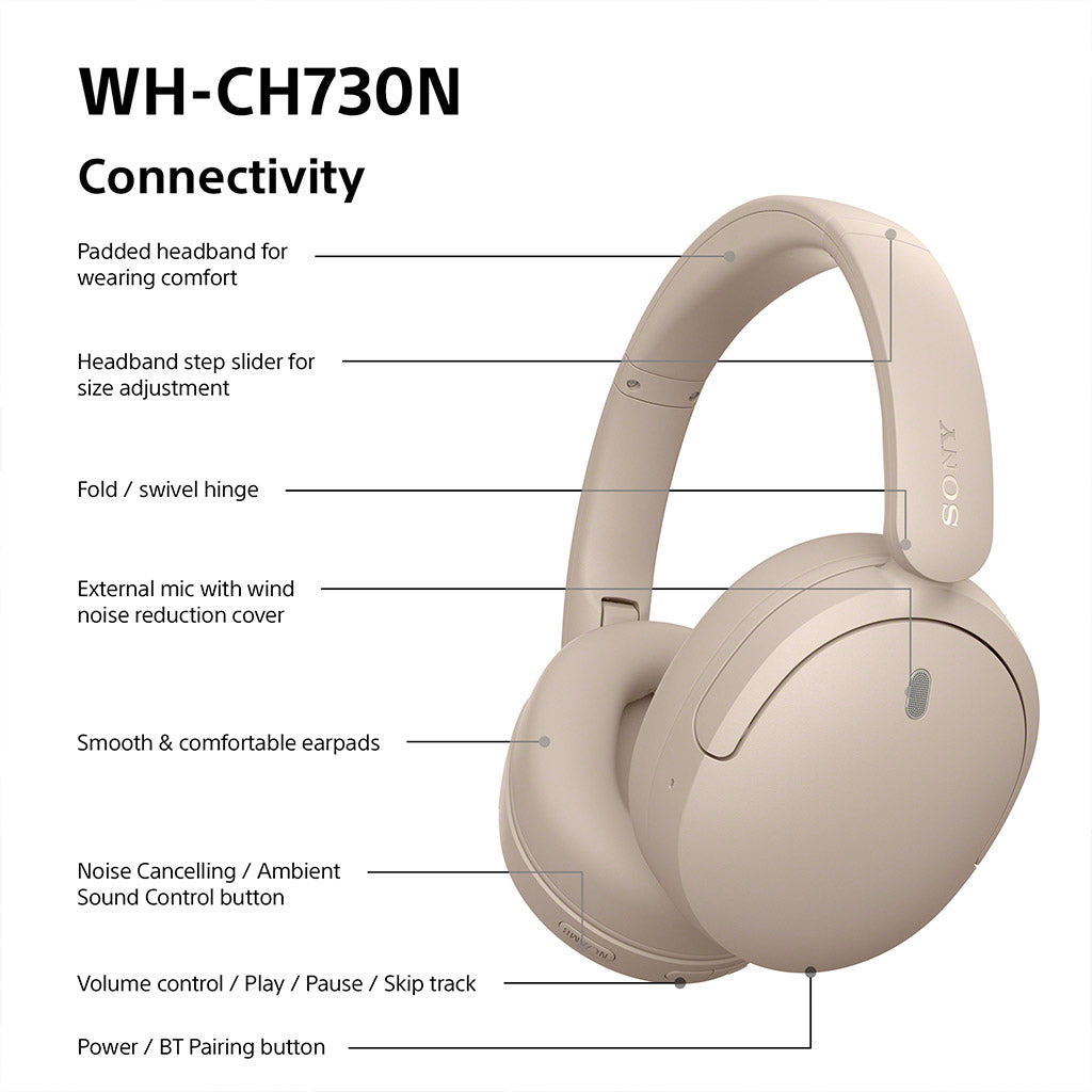Sony WH-CH730N Wireless Noise Cancelling Headphones