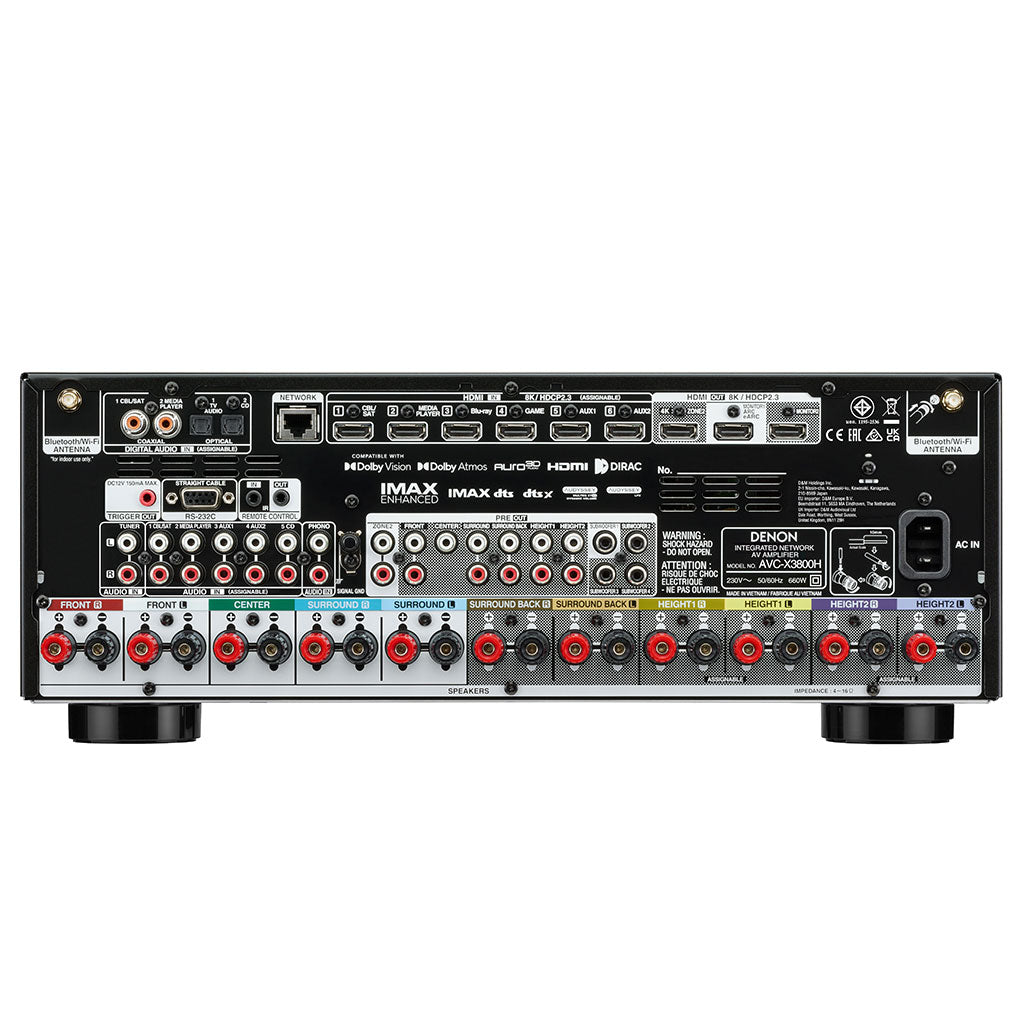 DENON AVC-X3800H 9.4 ch 8K AV Amplifier – SpatialOnline