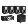 Dali Spektor 2 5.1 Speaker Package with C-8 D Subwoofer in black