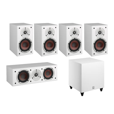 Dali Spektor 2 5.1 Speaker Package with C-8 D Subwoofer in white